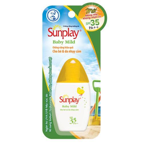 Kem chống nắng dạng sữa Sunplay Baby Mild SPF 35