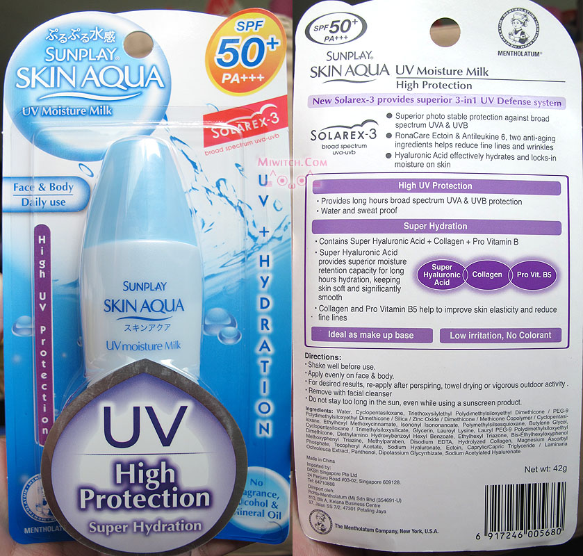 Kem chống nắng Sunplay Skin Aqua UV Moisture Milk SPF 50+ PA+++