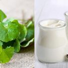 Mặt nạ bột rau má và gỗ đàn hương