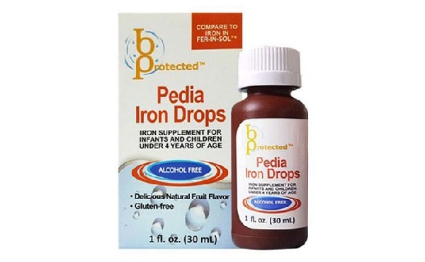 Siro bổ sung sắt cho bé Pedia Iron Drop Bayshore Pharmaceuticals 