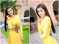 5 kiểu tóc đẹp hợp với áo dài Việt Nam