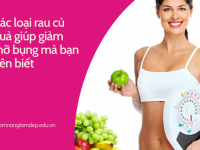 Các loại rau củ quả giúp giảm mỡ bụng mà