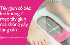 Tẩy giun có béo lên không ? mẹo tẩy giun mà không gây tăng cân