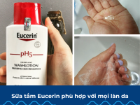 Sữa tắm Eucerin phù hợp với mọi loại da