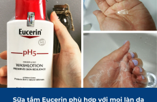 Sữa tắm Eucerin phù hợp với mọi loại da