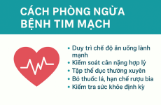 Cách phòng ngừa bệnh tim mạch